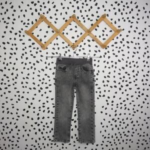 Wonder Nation Black Acid Wash Toddler Drawstring Jeans